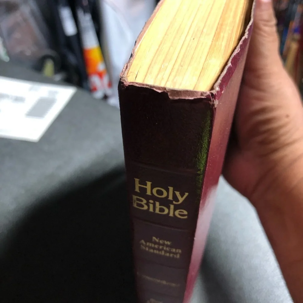 Holy Bible New American Standard Burgundy Cover Portable by B&H 1977